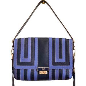 anya hindmarch leather bluebell ebenezer handbag crossbody tonal cruise